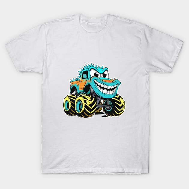 Cute Monster Trucks T-Shirt by Wear & Cheer